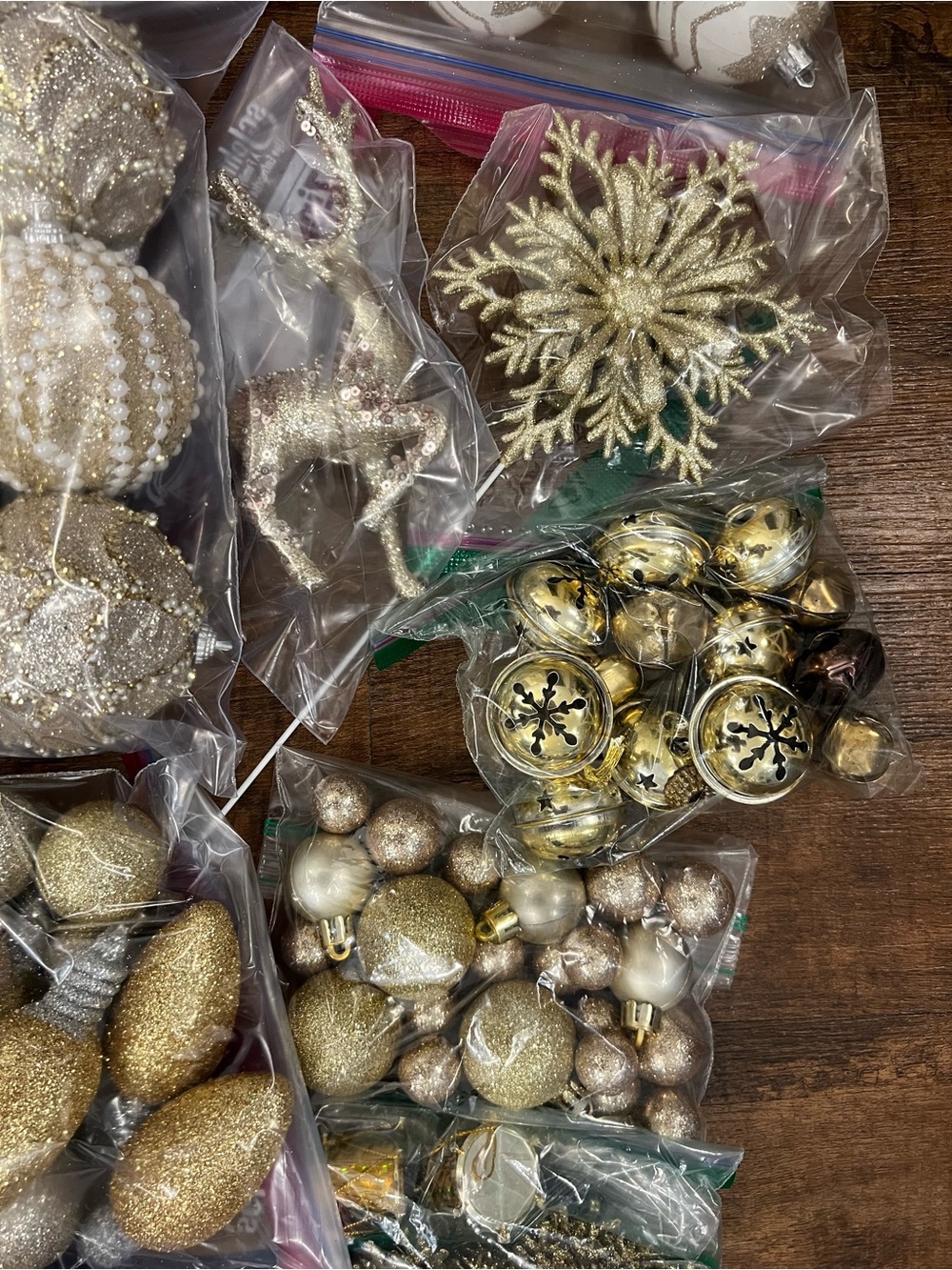 Gold/Champagne Premium Holiday/Christmas Ornaments/Decorations/Crafts - NWOT - Picture 5 of 10